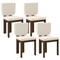 Costway Wooden Dining Chair Set of 2/4 with Rubber Wood Leg Padded Wide Seat & Back for Home